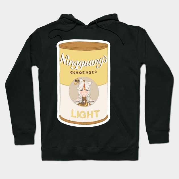 ningguang's condensed light (soup) Hoodie by avercado-art